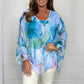 Summer Floral Printed Chiffon Shirt