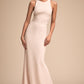 Serene Sexy Solid A Line Evening Gown