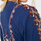 Melania New Embroidered Bohemian Mini Kimono