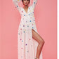Star Embroidered Maxi Kaftan