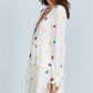 Star Embroidered Maxi Kaftan