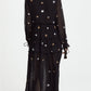 Star Embroidered Maxi Kaftan
