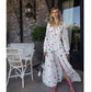 Star Embroidered Maxi Kaftan
