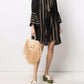Floral Embroidered Black Cotton Tunic
