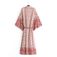 Cotton Blouse Kimono Cardigan