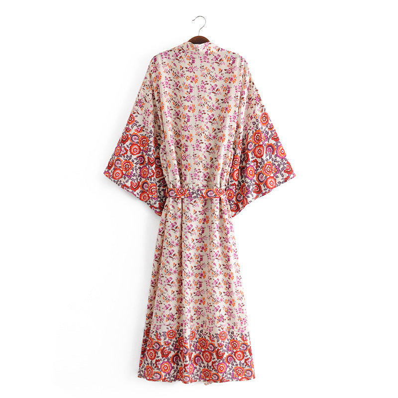 Cotton Blouse Kimono Cardigan