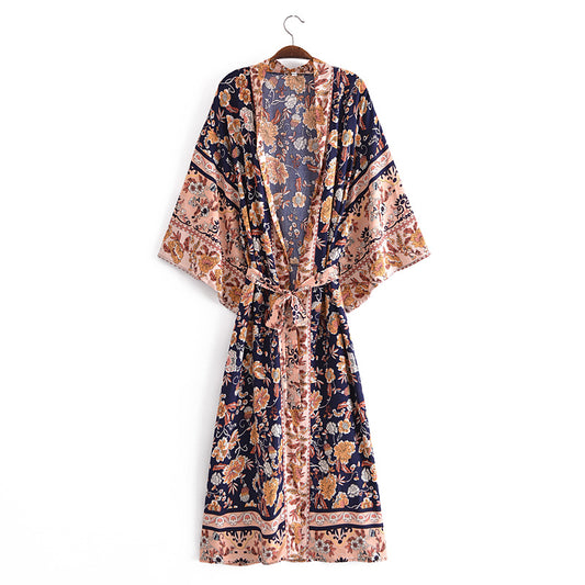 Harper Printed Kimono Cardigan