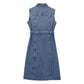 Rita Sleeveless Denim Dress for Women
