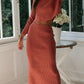 Knitted Slit Maxi Sweater Dress