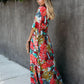 Day to Night Printed Kaftan Maxi