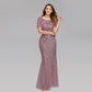 Jesse Sequin Mesh Gown