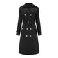 Long Waist Cotton Fashion Trench Coat