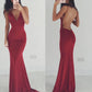 Gina Sleeveless Sexy Back Fitted Gown
