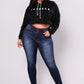 Plus Size Stretch Denim Skinny Pants