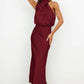 Sexy Satin Sleeveless Dress