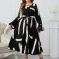 Day to Night Flared Plus Size Maxi Dress