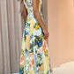 Sleeveless V-neck Dress