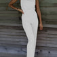 Solid Color Casual Jumpsuit