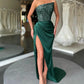 Selena Green Sequined Long Sleeve Evening Dress