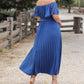 Tyra Plus Size Off Shoulder Versatile Day to Night Dress
