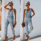 Rupa Ripped Denim Jumpsuit