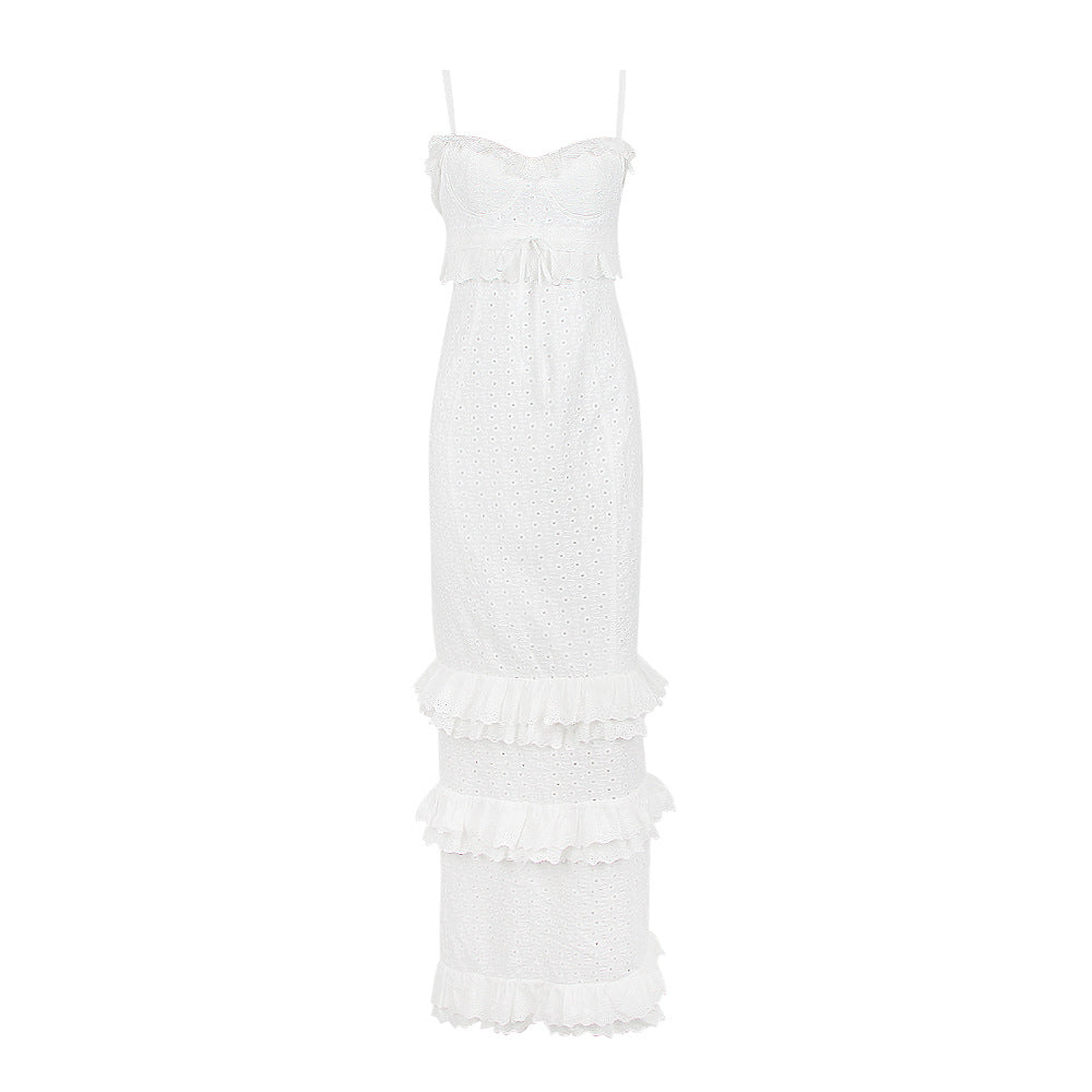 Tyler All White Cami Maxi Dress