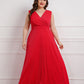 Sleeveless V-neck Maxi Dress