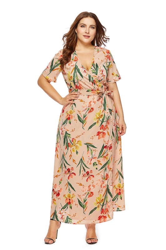 Leopard Print Maxi Dress