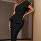 Elegant One Shoulder Bandage Dress
