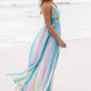 Edith Sexy Chiffon Colorful Sleeveless Gown
