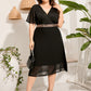 Lorena V-neck Short Sleeve Dress
