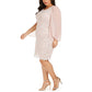 Plus Size Formal Lace Midi Dress