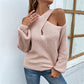 Halter Neck Lantern Sleeve Sweater