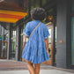 Elly Short Sleeve Flare Dress