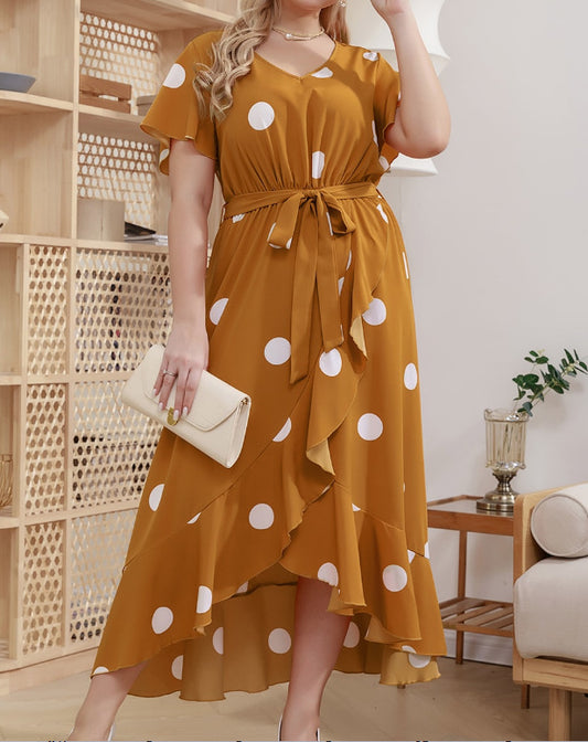 Day to Night Polka Dot Dress