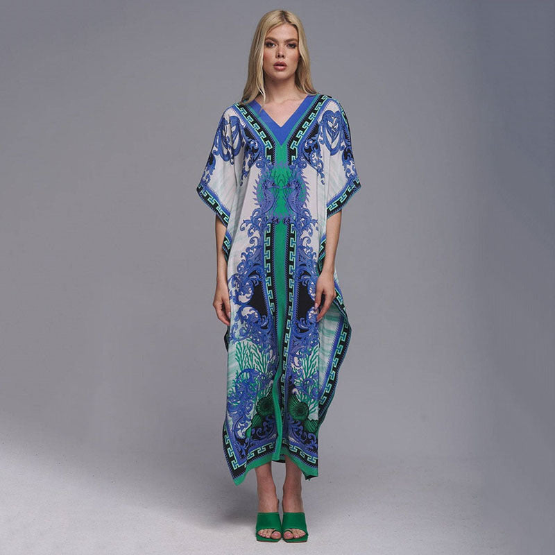 Skylar Vintage Printed Kaftan