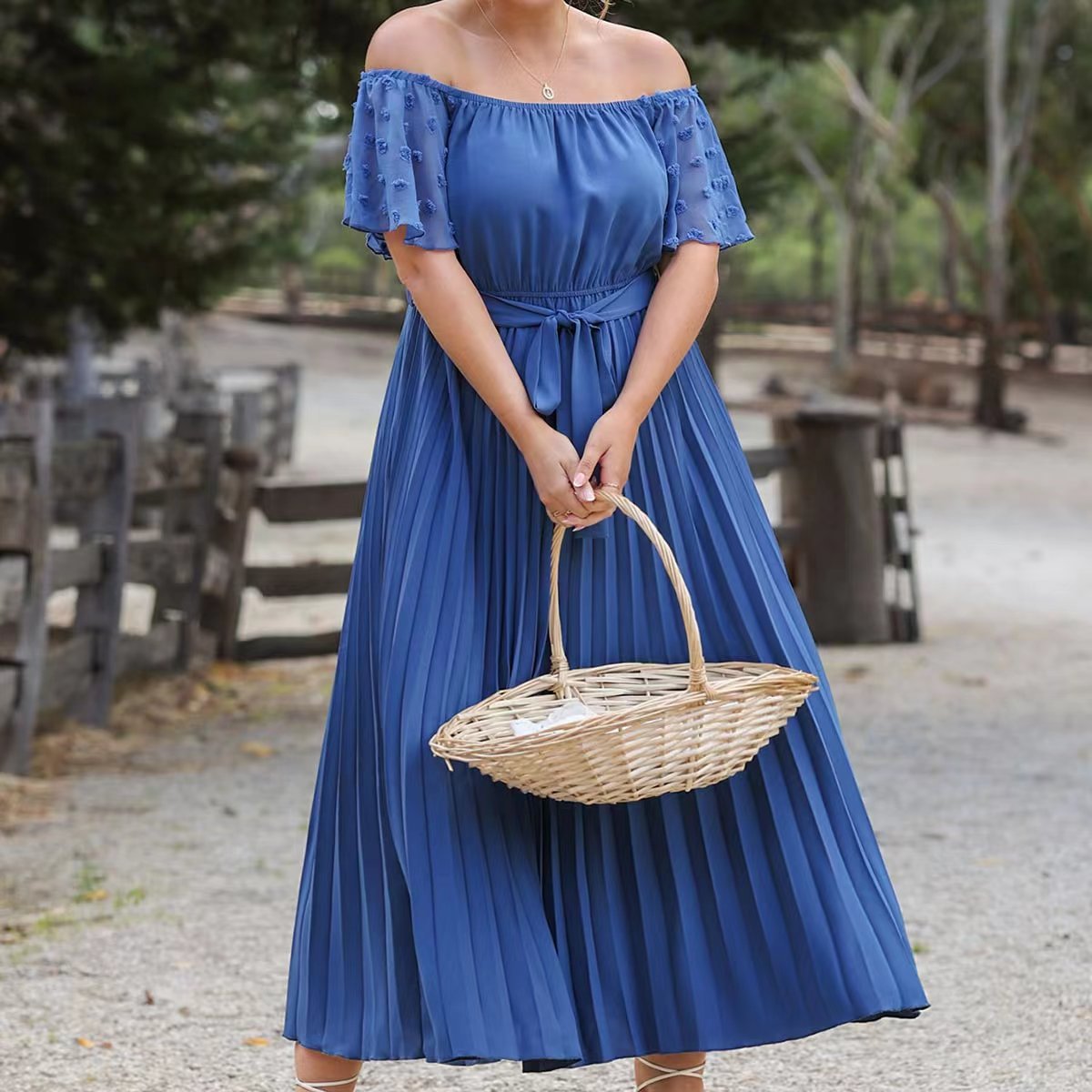 Tyra Plus Size Off Shoulder Versatile Day to Night Dress
