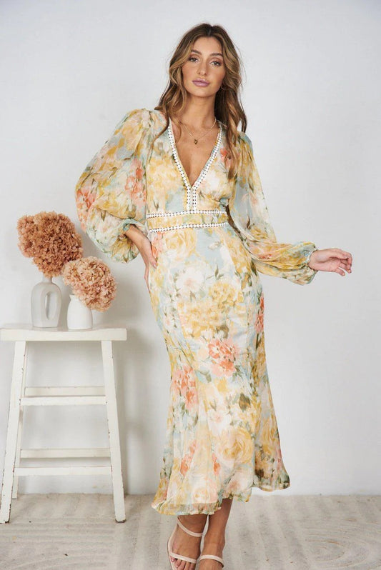 Day to Night Semi Formal Printed Dress