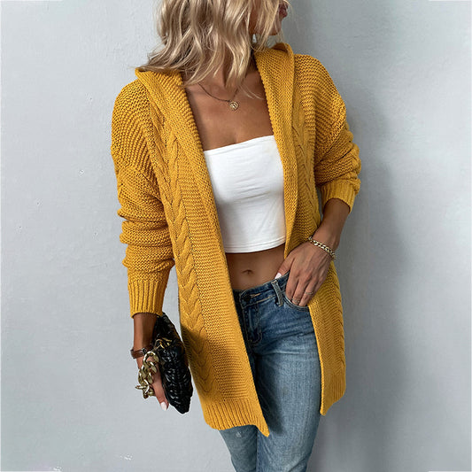 Cable Knit Cardigan Sweater