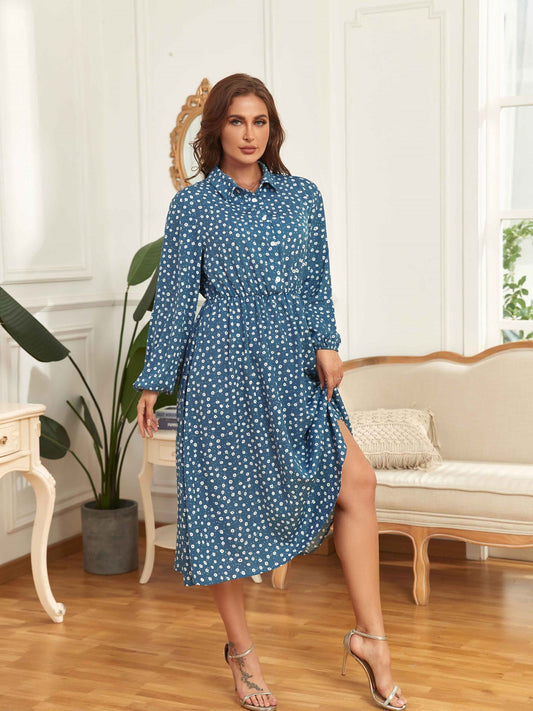 Casual Day to Night Polka Dot Print Dress