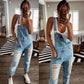 Rupa Ripped Denim Jumpsuit