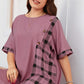 Irregular Asymmetric Short Sleeve Dress