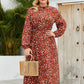 Long Sleeves Printed Day to Night Dress