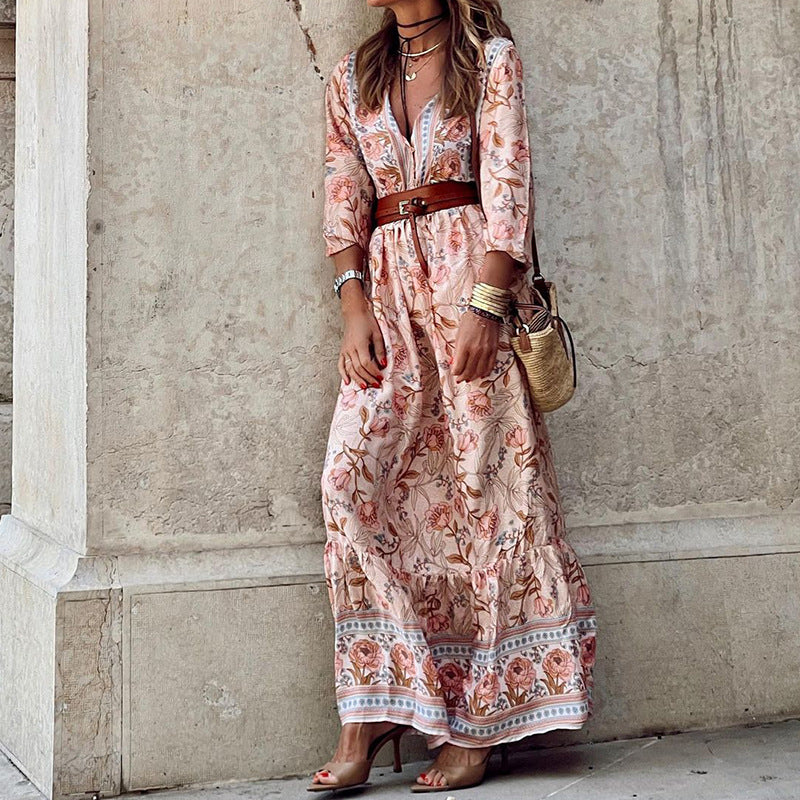 Anna Midi Printed Maxi