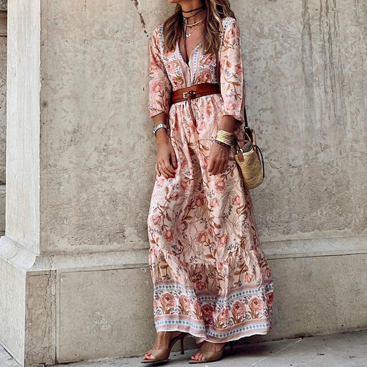 Anna Midi Printed Maxi
