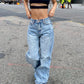 Casual Denim Loose Fit Jeans