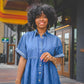 Elly Short Sleeve Flare Dress