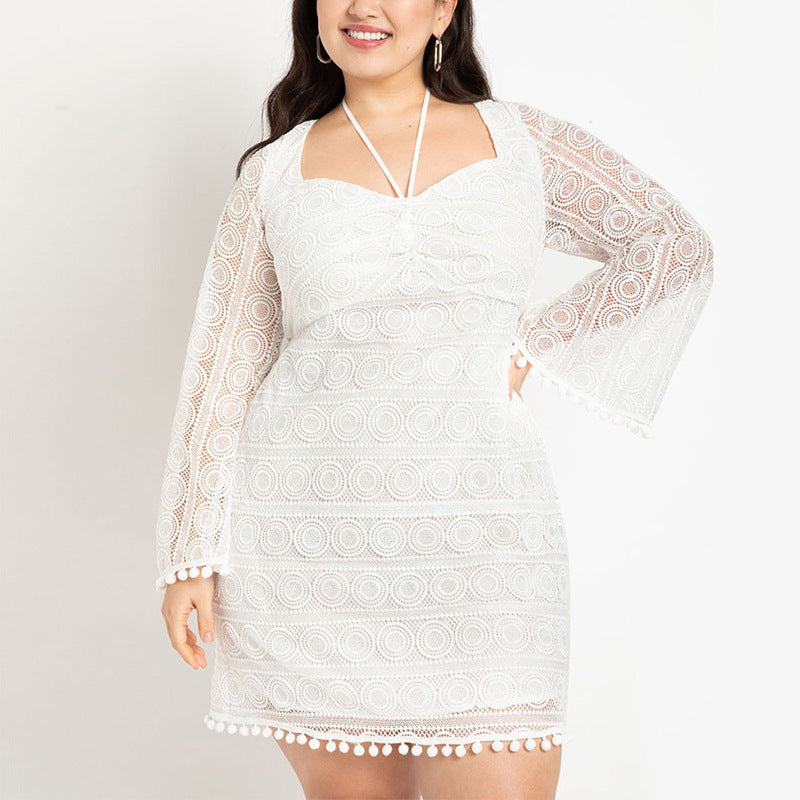 Elegant Sexy Lace Short Mini Dress