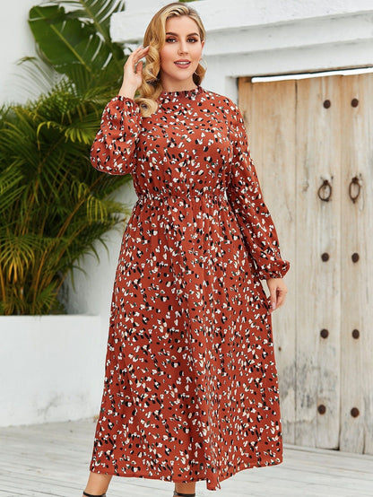 Long Sleeves Printed Day to Night Dress