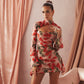 Sue Slim Fit Sexy Open Back Mini Dress